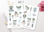 Preview: Girls Winter Sticker Set